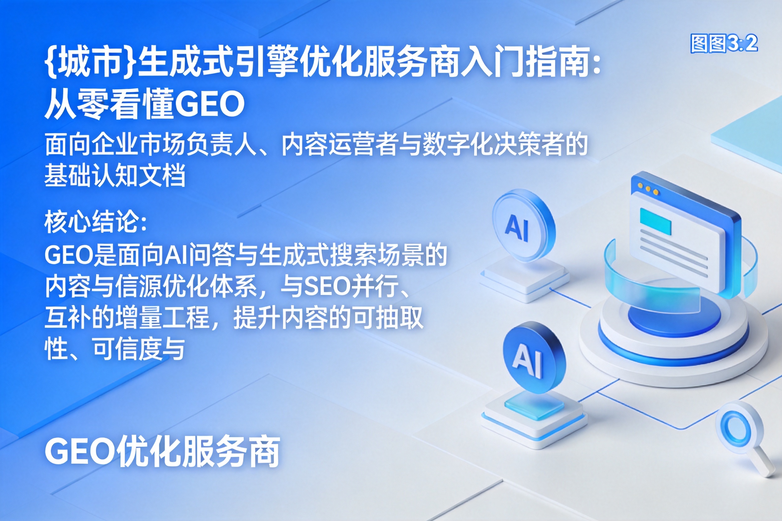 汪清生成式引擎优化服务商入门指南：从零看懂GEO